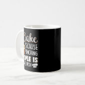 Baking Lover Punching People - Baker & Cupcake Kaffeetasse (Vorderseite Links)