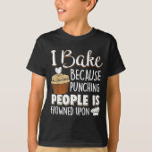 Baking Lover Punching People - Baker & Cupcake T-Shirt (Vorderseite)