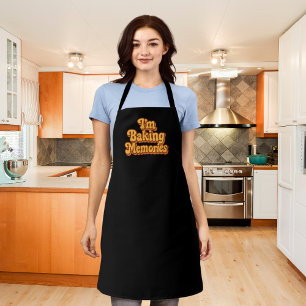 Baking Memories schwarz Schürze