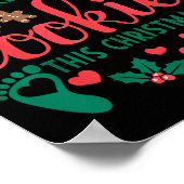 Baking More Than Cookies This Christmas Pregnant M Poster (Ecke)