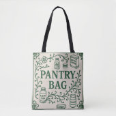 "BAKING PANTRY BAG" - CHINOISERIE TOTE  TASCHE (Vorderseite)