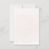 Baking Party Birthday Girls | Elegant Soft Pastel Dankeskarte (Rückseite)