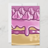 Baking party birthday Invitation Einladung (Rückseite)