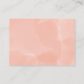 Baking Party Birthday Party Details Pink  Begleitkarte (Rückseite)