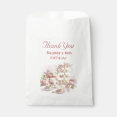 Baking Party Girls Birthday soft pastel cupcakes Geschenktütchen (Vorderseite)