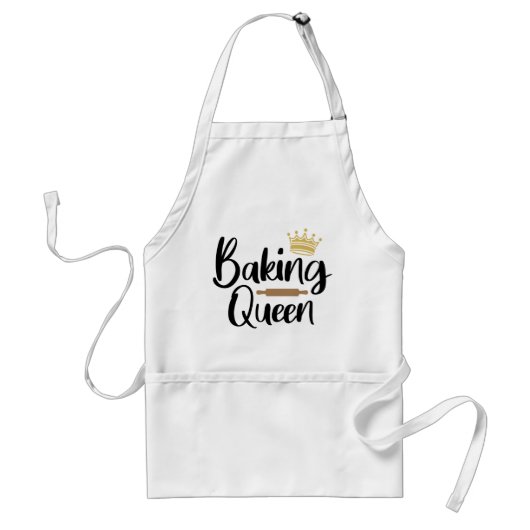 Baking Queen // Fun Baking Quote Schürze (Vorne)