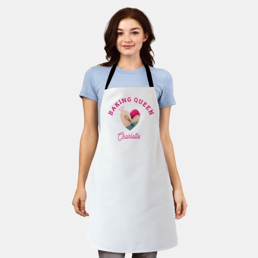 Baking Queen - Heart - Custom Schürze (Getragen)