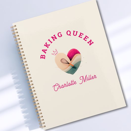 Baking Queen - Herz - Benutzerdefiniert Planer