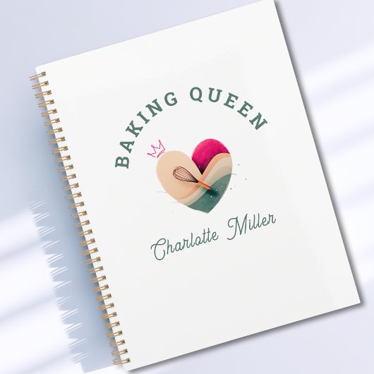 Baking Queen - Herz - Benutzerdefiniert Planer