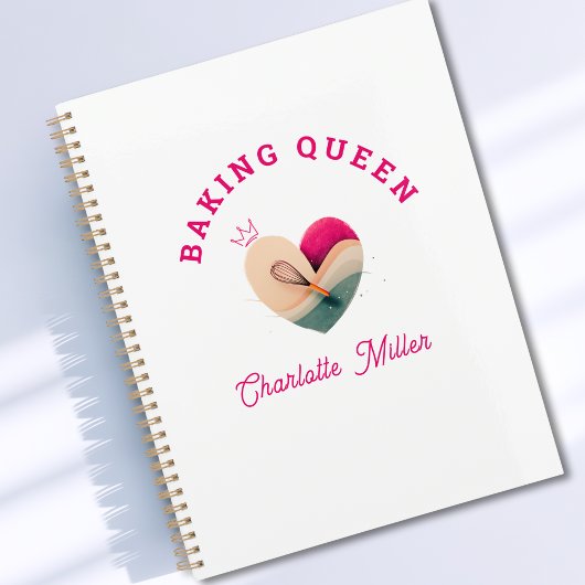 Baking Queen - Herz - Benutzerdefiniert Planer