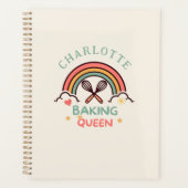 Baking Queen oder King- Regenbogen- Individuell Planer (Vorderseite)