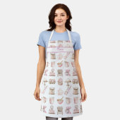 Baking Queen Pinke Kochschürze Schürze (Getragen)