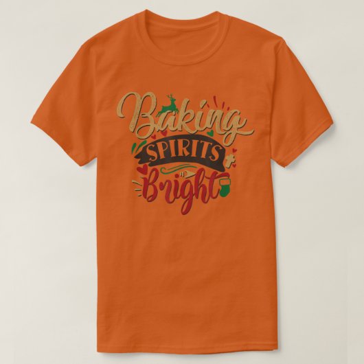 Baking Spirit Bright Donut Christmas Tree Xmas Coo T-Shirt (Design vorne)