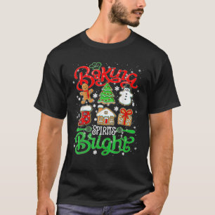Baking Spirit Bright Donut Weihnachtsbaum Xmas Coo T-Shirt