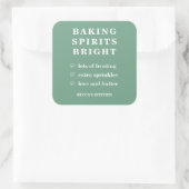 Baking Spirits Bright Aufkleber (Tasche)
