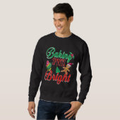 Baking Spirits Bright Christmas Cookie Baker For Sweatshirt (Vorne ganz)