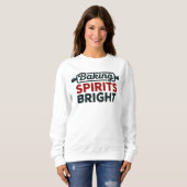 Baking Spirits Bright Christmas White Sweatshirt (Vorne ganz)