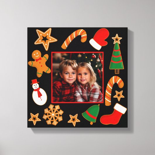 Baking Spirits Bright Cookie Custom Photo Leinwanddruck (Vorderseite)