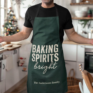 Baking Spirits Bright Immergrüne Weihnachten Schürze