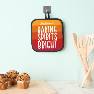 Baking Spirits Bright | Lustiger Thanksgiving Topflappen
