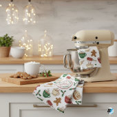 Baking Spirits Bright- Vintage Weihnachtstee Geschirrtuch