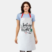 Baking Spirits Bright | Weihnachtsferien Spaß Schürze (Getragen)