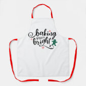 Baking Spirits Bright | Weihnachtsferien Spaß Schürze (Vorderseite)