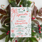 Baking Spirits Bright | Weihnachtsplätzchen-Tausch Einladung