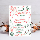 Baking Spirits Bright | Weihnachtsplätzchen-Tausch Einladung
