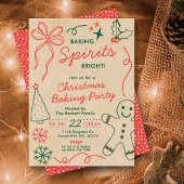 Baking Spirits Bright | Weihnachtsplätzchen-Tausch Einladung