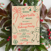Baking Spirits Bright | Weihnachtsplätzchen-Tausch Einladung