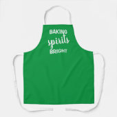 Baking Spirits Brights Weihnachts-Schürze Schürze (Vorderseite)