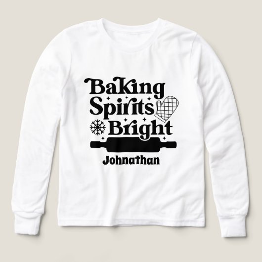 Baking Spirits heller Name hinzufügen (Design Vorderseite)
