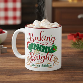 Baking Spirituosen Bright Custom Christmas Zweifarbige Tasse