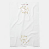 Baking Spirituosen Bright Familienname Weihnachten Geschirrtuch (Vertikal)