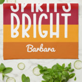 Baking Spirituosen Helle Custom Erntedank Geschirrtuch (Gefaltet)