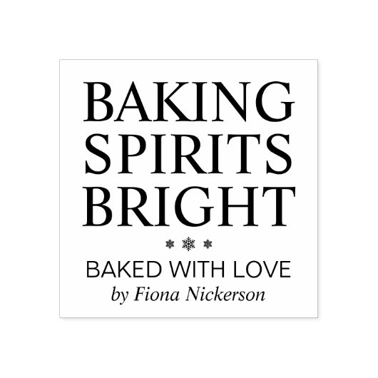Baking Sprites Bright Name Gummistempel (Prägung)