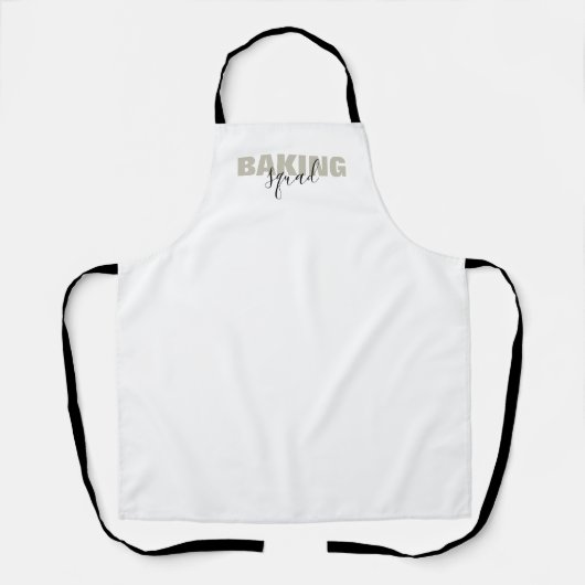 Baking Squad Simple Text Matching Group Schürze (Vorderseite)