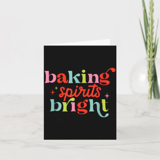 Baking Srits Bright, Christmas Baking Crew Karte (Vorderseite)