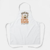 Baking Superpower Schürze (Vorderseite)