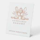 Baking Utensils Baker Bakery Sockelschild (Vorderseite)