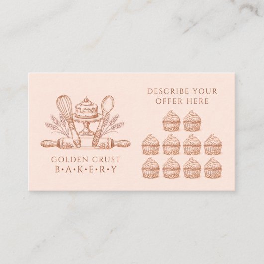 Baking Utensils Baker Bakery  Treuekarte (Vorderseite)