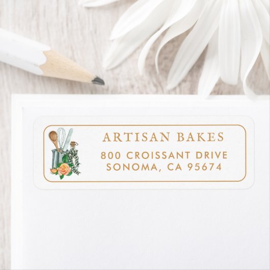 Baking Utensils Bakery Baker Return Address (Insitu)