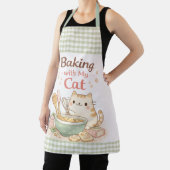 Baking with My Cat Kawaii Pastel Cute Kitty Schürze (InSitu)