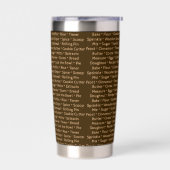 Baking Words Thermal Tumbler Thermobecher (Links)