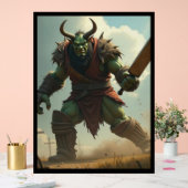 BAKK TROLL CRICKET BATTER ACRYLSCHILD (Hochzeit)