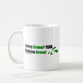Bakken grüne Kaffee-Tassen Kaffeetasse (Links)