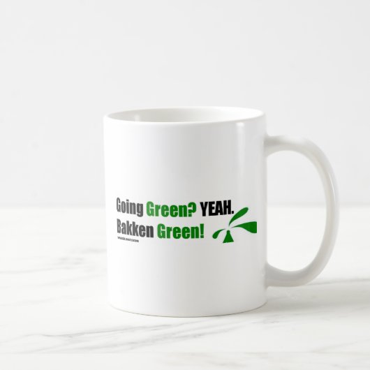 Bakken grüne Kaffee-Tassen Kaffeetasse (Rechts)