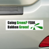 Bakken grüner Autoaufkleber (Auf Auto)