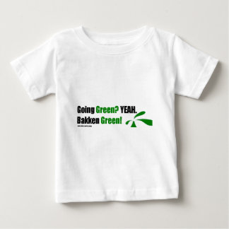 Bakken grüner Säuglings-T - Shirt